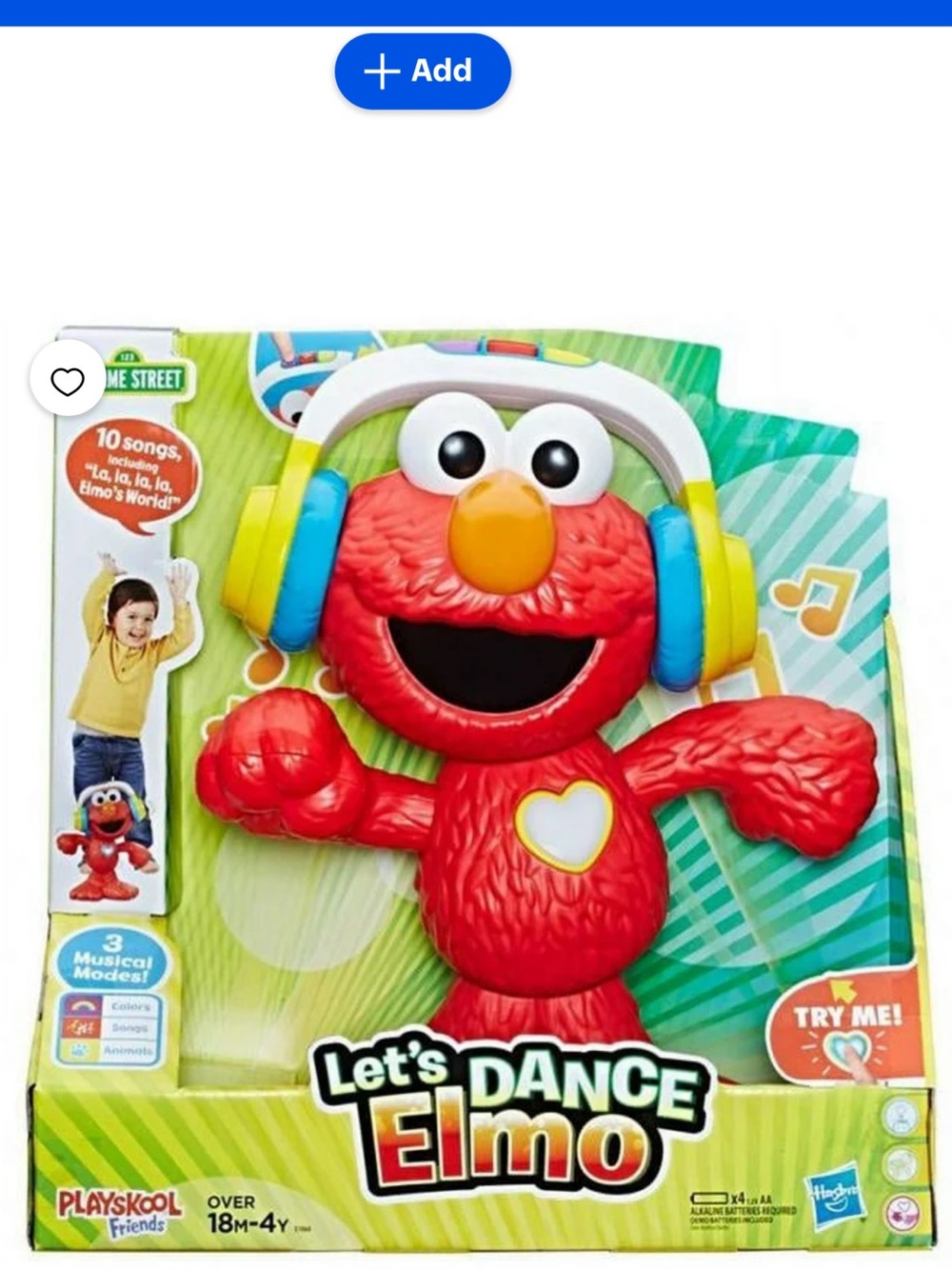 Let's Dance Elmo - Red Musical Dancing Toy